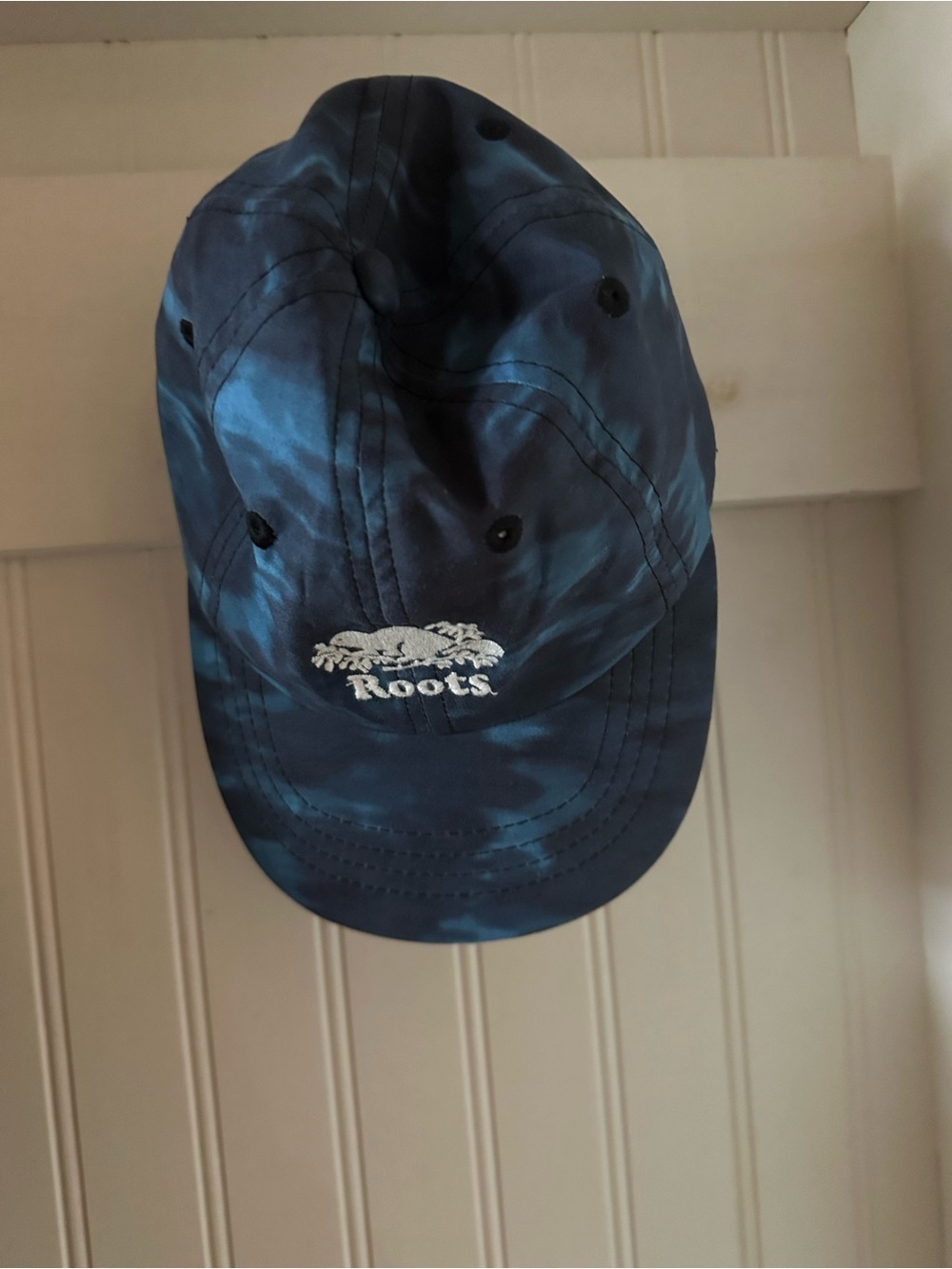 Roots boys Blue Tie-Dye ball Cap 12-24 months summer activewear